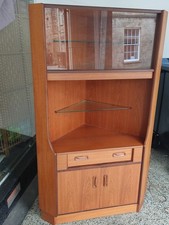 Vintage G-Plan Fresco Corner Display Cabinet  