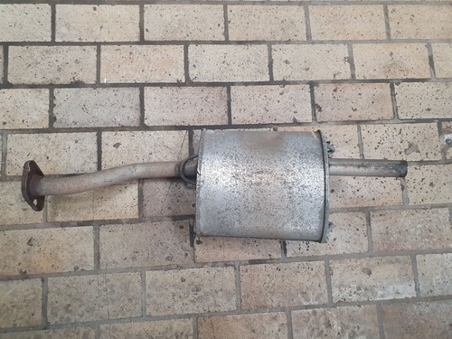 Rear silencer muffler honda - rear,