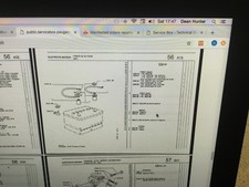 Peugeot 505 gr GTi estate   Positive  Battery lead Cable Terminal  Wire 564259