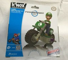  KNEX  Mario Kart Luigi Bike Building set 38002~Brand NEW~