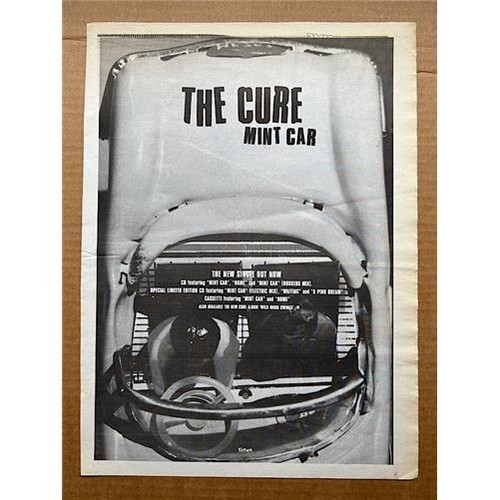 Cure mint car poster - car,