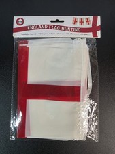 England Flag Bunting Approx 6m Length - Waterproof - Indoor & Outdoor Use