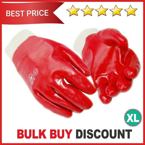 Fully dipped red pvc coated - dipped,