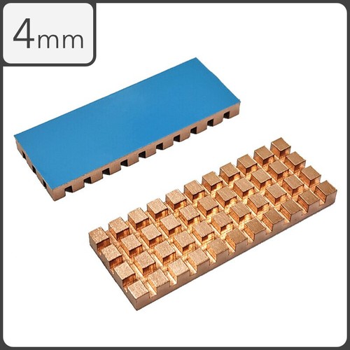 Copper heatsink 4mm thermal - 4mm,