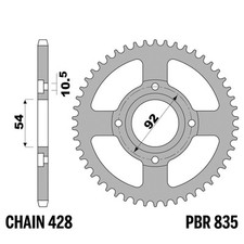 YAMAHA TZR 125 1988-1993 rear