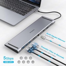 USB C Hub 10 in 1 Docking