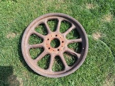 One Vintage Iron Wheel