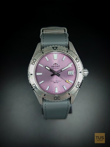 Orient mako 40mm purple dial - orient,