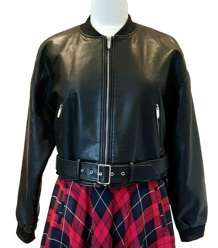 Zara black faux - black, jacket