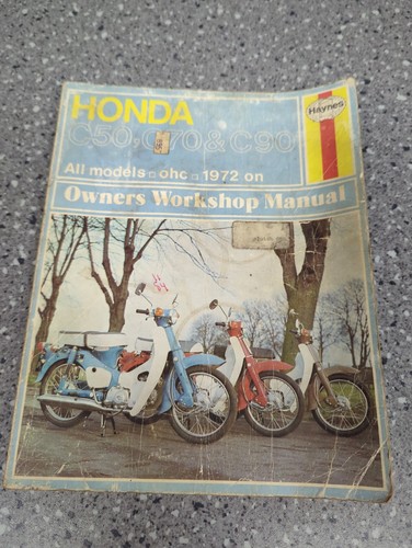 1977 haynes honda c50 c70 - haynes, &