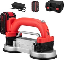 Kacsoo Tile Tiling Machine, Handheld Electric Tiling Tool with Double Suction Cu