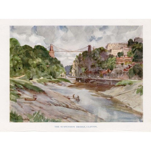 The clifton suspension bridge - the,