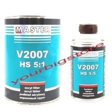 Primer 6L HS Filler V2007 4:1 White 2K Acrylic Troton Primer Filler Harder