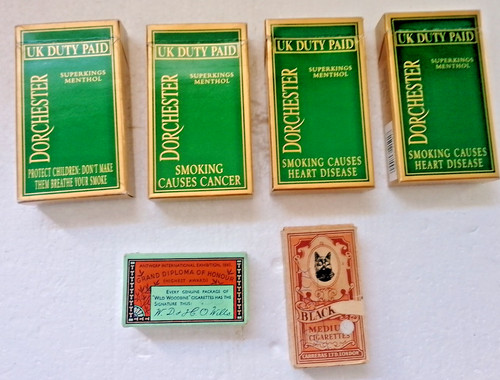 Empty vintage cigarette - empty,