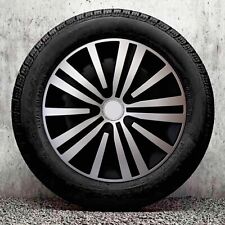 Set of 4x14 inch Wheel Trims to fit Renault Clio, Kangoo + free centre badges