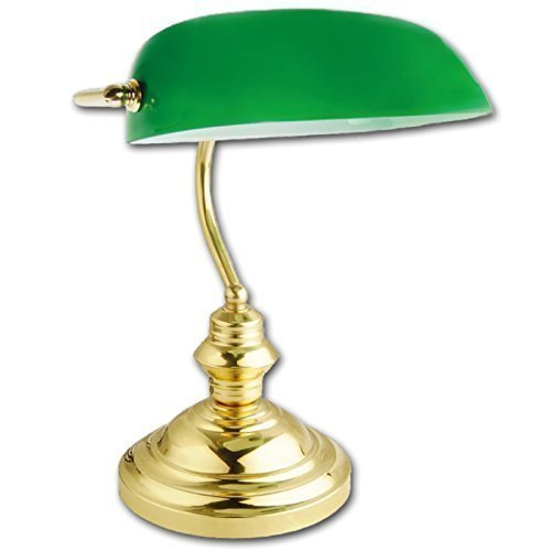 Retro classic bankers lamp - retro,