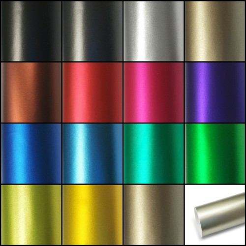 Satin chrome matt vinyl wrap - vinyl,