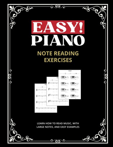 Easy piano note reading - piano,