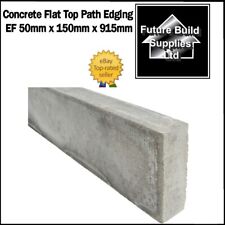 Concrete Edging stone coping Flat Top kerb Kerbs Grey  150mm x 50mm x 914mm