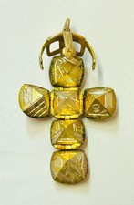 "Large 9ct Gold & Sil Masonic