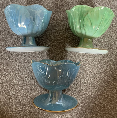 Maling lustre footed sundae - lustre,