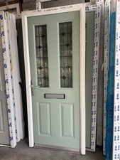 Brand New Traditional Style Composite Door - Chartwell Green Front 870 X 2035 Mm