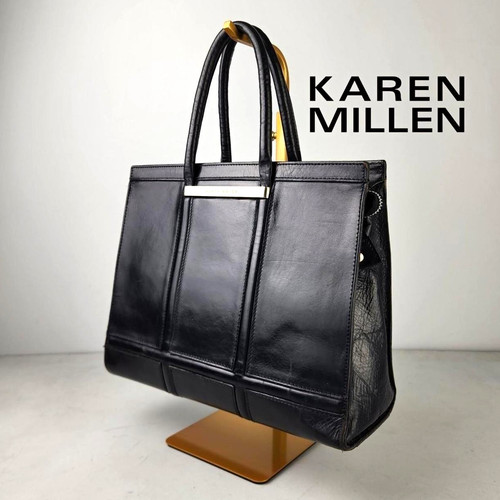 Karen millen black leather - karen,