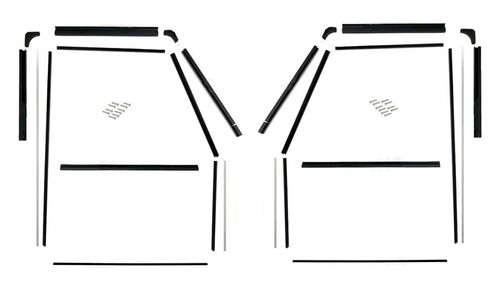 Front door window channel - door, &