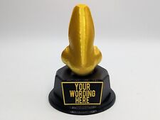 Personalised Nose Trophy, Best Nose Picker Trophy, Nosey Award Trophy, Big Nose