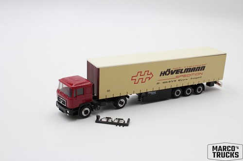 Herpa man f90 - man, curtain-sided