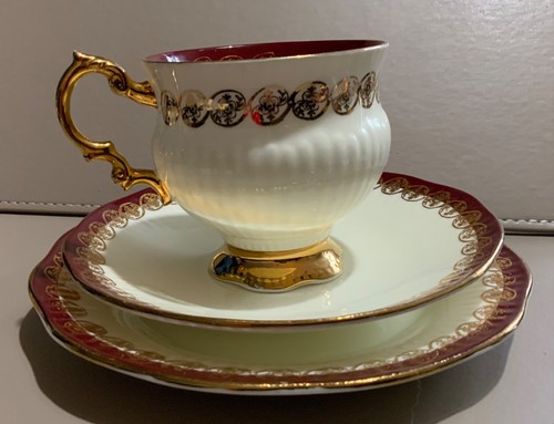 Elizabethan china cup - china, saucer