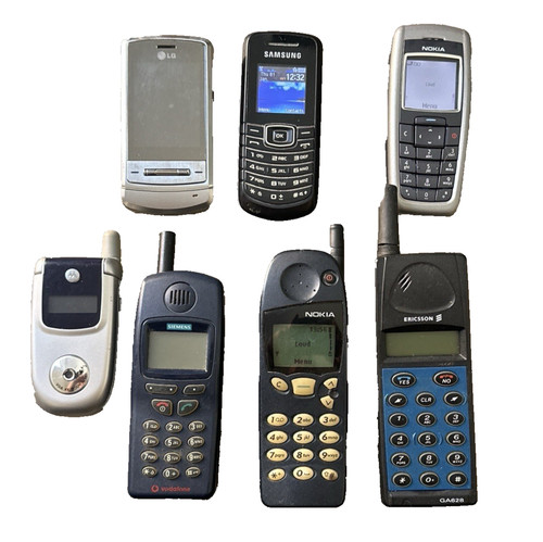 Vintage mobile phones job - mobile, lot