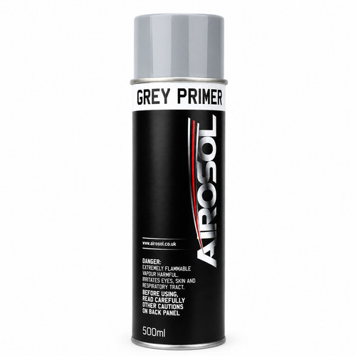 Grey primer aerosol spray - grey,