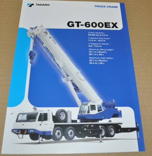 Tadano 600ex truck - gt-600ex, crane