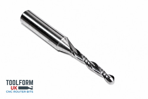 Flute ballnose end mill - 2,