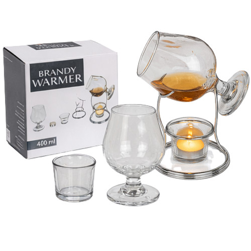 Brandy warmer set snifter - warmer,