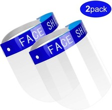 2 x Full Face Covering Visor