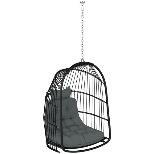 Rattan egg chair - chair, with