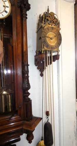 67041 antique lantern clock - 67041,