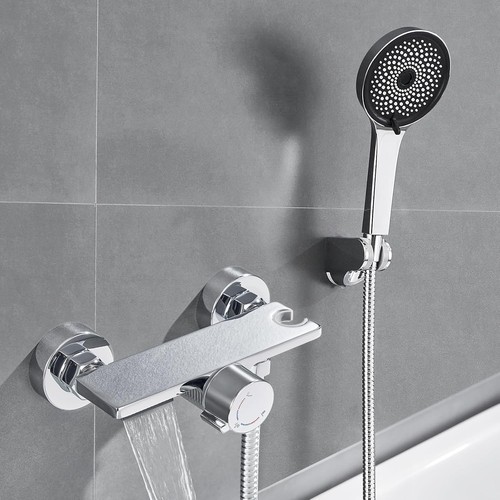 Wall mounted bath - bath, mixer