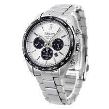 SEIKO SELECTION SBPY165 White Panda Solar Chronograph Watch new