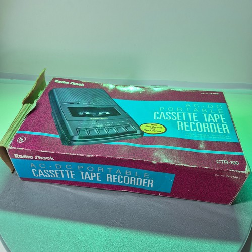 Vintage tech boxed radio shack - tech,