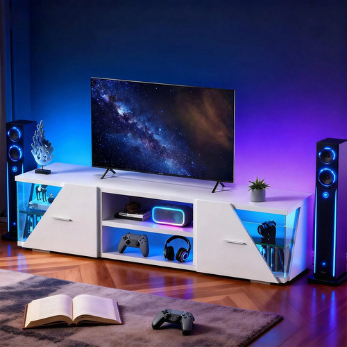 High gloss unit stand - high, tv
