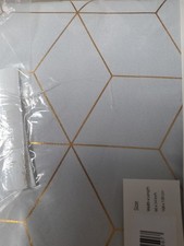 Light Grey, Gold Foil Print