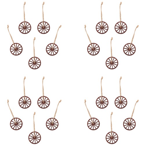 Light brown wooden wagon wheel - light,
