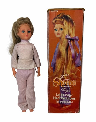 Vintage sheena tall doll - 18”,