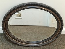 Vintage Oval Wall Bevelled