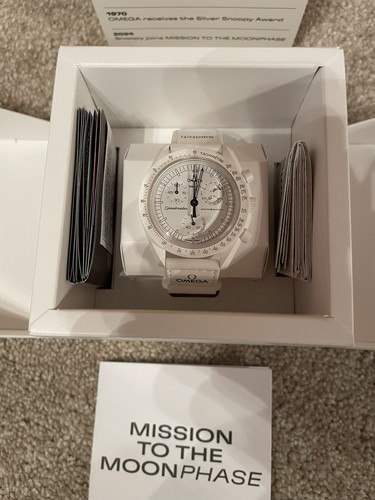 Omega swatch white - omega, x
