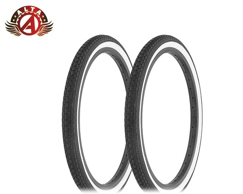 Alta whitewall bicycle tires - 2,