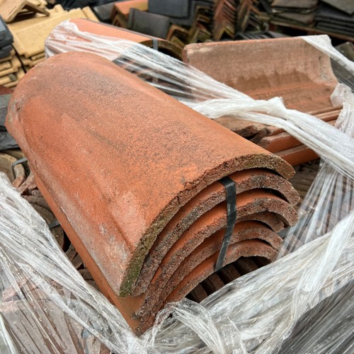 Marley half round red concrete - marley,